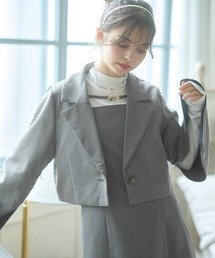 OLIVE des OLIVE | 袖スリットテーラードジャケット(テーラードジャケット)