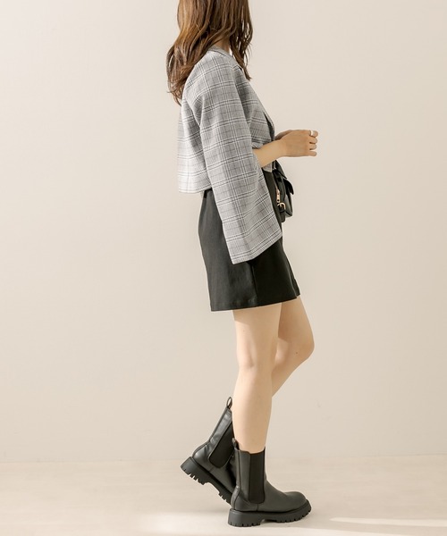 OLIVE des OLIVE（オリーブデオリーブ）の「袖スリットテーラードジャケット（テーラードジャケット・レディース・ブラウン/グレー/ダークブラウン/スミクロ・FREE）」の22枚目の写真