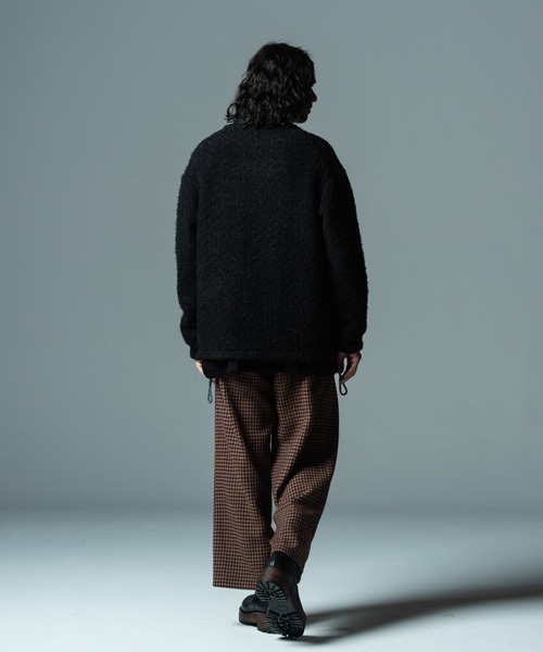 glamb（グラム）の「No Collar Knit JKT / ノーカラーニットジャケット