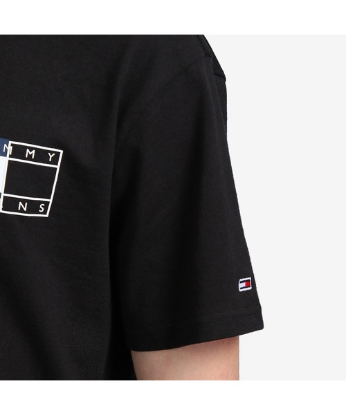tommy jeans(トミー ジーンズ)の「ツイストフラッグロゴTシャツ(Tシャツ/カットソー・メンズ・ホワイト/ブラック・SMALL/MEDIUM/LARGE/X-LARGE)」の7枚目の写真