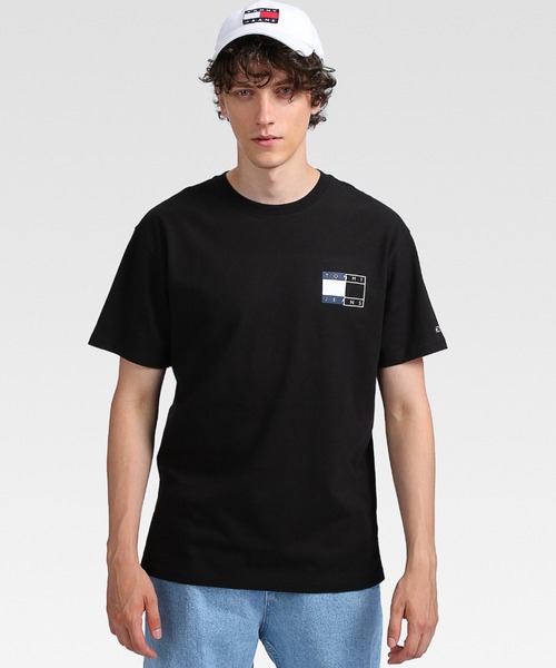 tommy jeans(トミー ジーンズ)の「ツイストフラッグロゴTシャツ(Tシャツ/カットソー・メンズ・ホワイト/ブラック・SMALL/MEDIUM/LARGE/X-LARGE)」の13枚目の写真