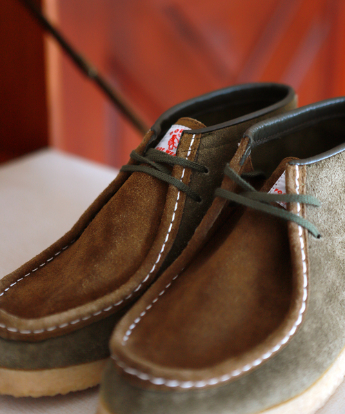 JOURNAL STANDARD relume（ジャーナルスタンダード　レリューム）の「【DOUBLE FOOT WEAR / ダブルフットウェア】別注 Hendrik（ブーツ・メンズ・ネイビー/カーキ・25.5cm/26.5cm/27.5cm）」の2枚目の写真