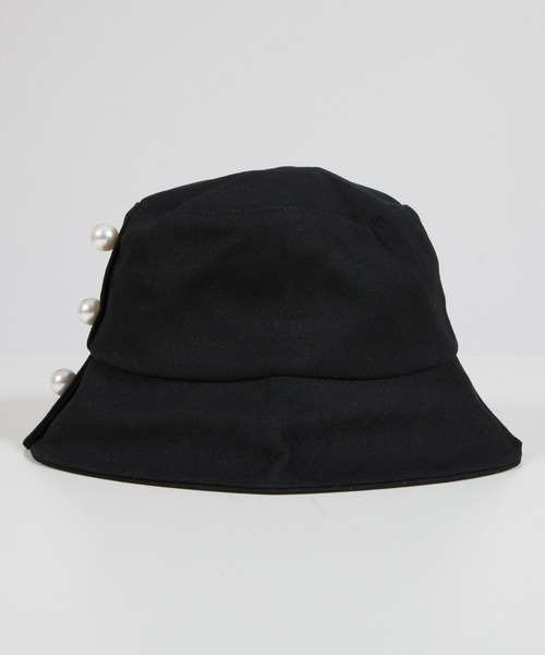 Julia Boutique（ジュリアブティック）の「パールポイントバケットハット/22572（ハット・レディース・ブラック・ONE）」の9枚目の写真