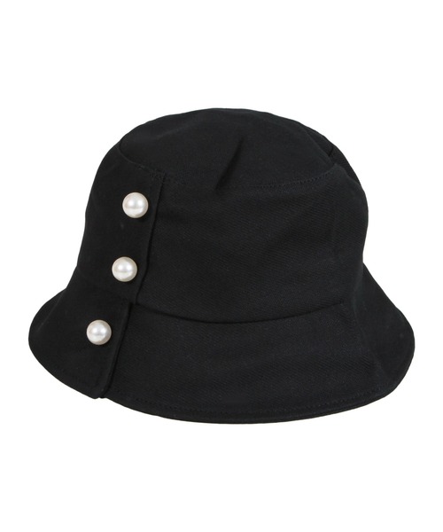 Julia Boutique（ジュリアブティック）の「パールポイントバケットハット/22572（ハット・レディース・ブラック・ONE）」の8枚目の写真