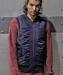 ヘビーナイロンツイルベスト/THERMOLITEサーモライト