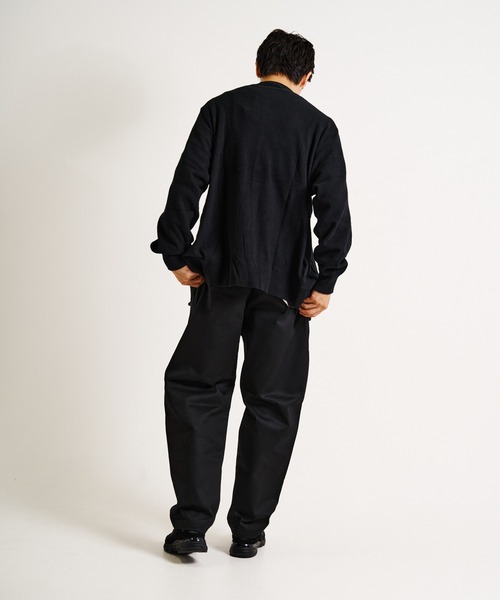 JACKROSE（ジャックローズ）の「JE-ルーズクルー・カーディガン（カーディガン/ボレロ・メンズ・ブラック/ライトベージュ/ダークグリーン/グレイッシュブルー・M/L）」の12枚目の写真