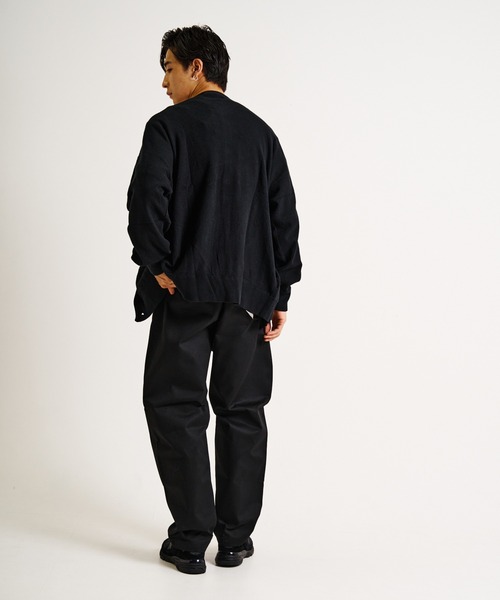 JACKROSE（ジャックローズ）の「JE-ルーズクルー・カーディガン（カーディガン/ボレロ・メンズ・ブラック/ライトベージュ/ダークグリーン/グレイッシュブルー・M/L）」の13枚目の写真