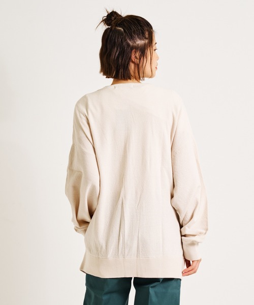 JACKROSE（ジャックローズ）の「JE-ルーズクルー・カーディガン（カーディガン/ボレロ・メンズ・ブラック/ライトベージュ/ダークグリーン/グレイッシュブルー・M/L）」の16枚目の写真