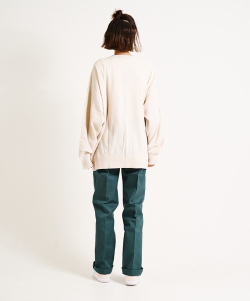 JACKROSE（ジャックローズ）の「JE-ルーズクルー・カーディガン（カーディガン/ボレロ・メンズ・ブラック/ライトベージュ/ダークグリーン/グレイッシュブルー・M/L）」の21枚目の写真