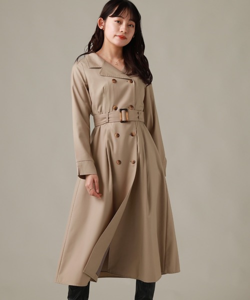 ワンピース ドレス Cheek チーク のワンピース 長袖トレンチワンピース 225 5 218 002 を購入できます Archives ワンピース 長袖トレンチワンピース ワンピース Cheek チーク のファッション 限定版特典