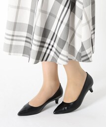 ◆【日本製】レイン対応12時間パンプス4.5cmヒールプレーンタイプ