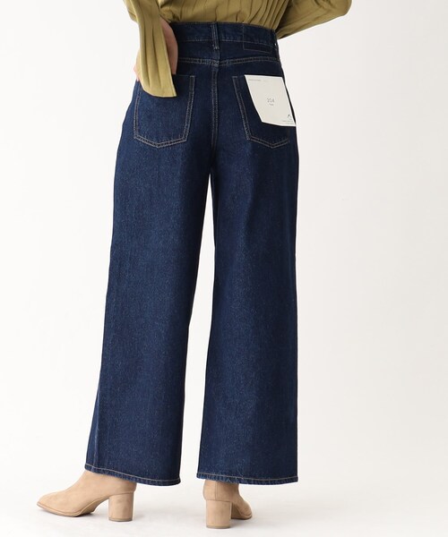 OPAQUE.CLIP（オペークドットクリップ）の「◆オーガニックコットンデニム 204 Baggy（その他パンツ・レディース・ダークネイビー/ブルー・36/40/34/38/42）」の4枚目の写真