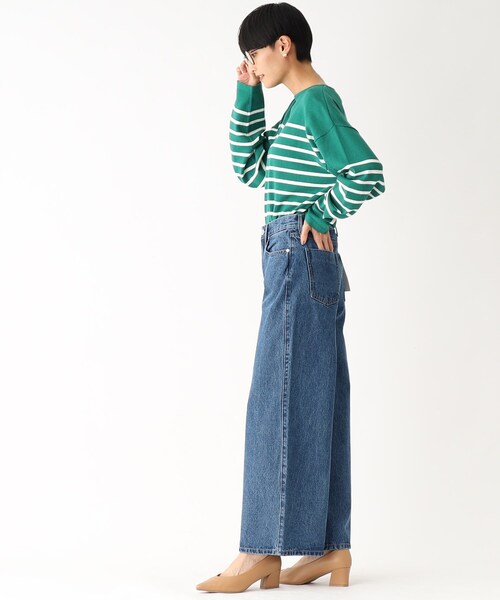 OPAQUE.CLIP（オペークドットクリップ）の「◆オーガニックコットンデニム 204 Baggy（その他パンツ・レディース・ダークネイビー/ブルー・36/40/34/38/42）」の11枚目の写真