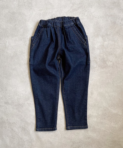 Life Support Products（ライフサポートプロダクツ）の「デニムタックロングパンツ（80～150cm）（デニムパンツ・キッズ・ネイビー/ブルー・80/90/95/100/110/120/130/140/150）」の5枚目の写真