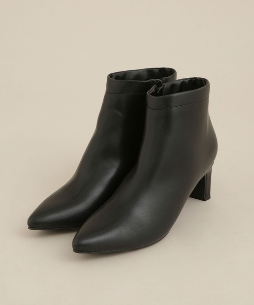 NANO universe（ナノユニバース）の「LB.04/ポインテッドショートブーツ（ブーツ・レディース・グレー系その他4/ブラック・36/37/38）」の3枚目の写真