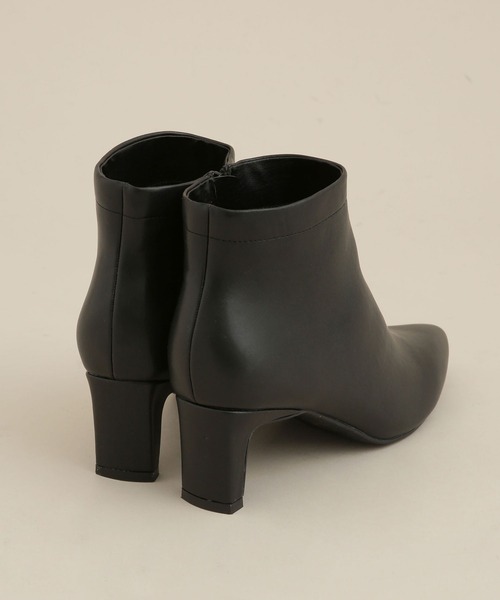 NANO universe（ナノユニバース）の「LB.04/ポインテッドショートブーツ（ブーツ・レディース・グレー系その他4/ブラック・36/37/38）」の4枚目の写真