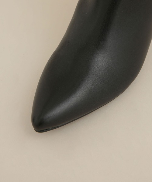 NANO universe（ナノユニバース）の「LB.04/ポインテッドショートブーツ（ブーツ・レディース・グレー系その他4/ブラック・36/37/38）」の5枚目の写真