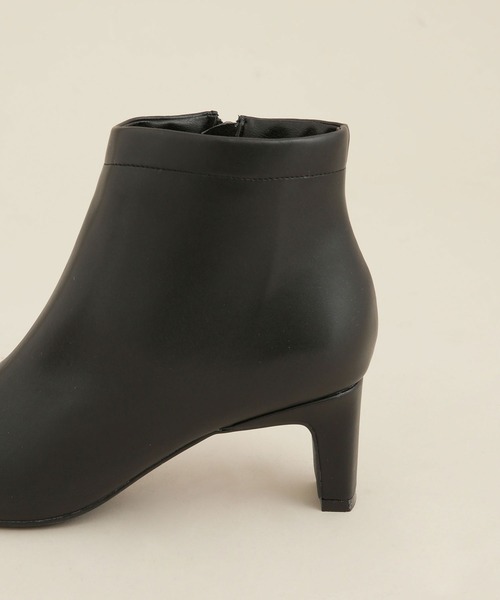 NANO universe（ナノユニバース）の「LB.04/ポインテッドショートブーツ（ブーツ・レディース・グレー系その他4/ブラック・36/37/38）」の6枚目の写真