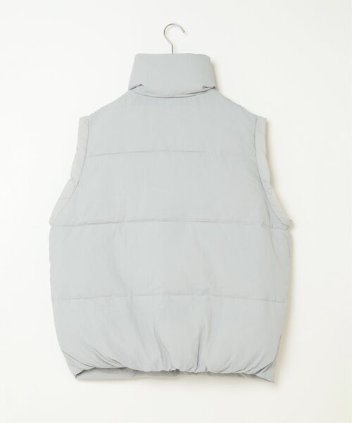 notch.（ノッチ）の「パデッドベスト（ダウンベスト・レディース・オフホワイト/ブラック/グレー・M）」の9枚目の写真