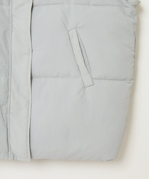 notch.（ノッチ）の「パデッドベスト（ダウンベスト・レディース・オフホワイト/ブラック/グレー・M）」の12枚目の写真