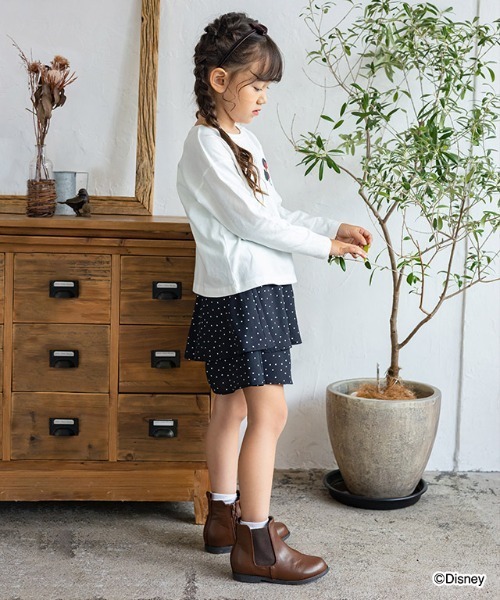 lulpini（ルルピー二）の「[lulpini] Disney Collection コットンロングスリーブTシャツ（Tシャツ/カットソー・キッズ・ホワイト系その他/ピンク/ホワイト系その他2/チャコールグレー・S/M/L）」の12枚目の写真