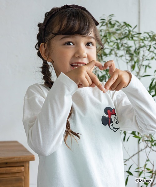 lulpini（ルルピー二）の「[lulpini] Disney Collection コットンロングスリーブTシャツ（Tシャツ/カットソー・キッズ・ホワイト系その他/ピンク/ホワイト系その他2/チャコールグレー・S/M/L）」の13枚目の写真