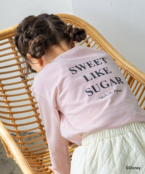 lulpini（ルルピー二）の「[lulpini] Disney Collection コットンロングスリーブTシャツ（Tシャツ/カットソー・キッズ・ホワイト系その他/ピンク/ホワイト系その他2/チャコールグレー・S/M/L）」の15枚目の写真