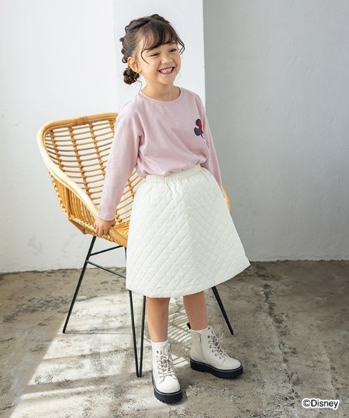 lulpini（ルルピー二）の「[lulpini] Disney Collection コットンロングスリーブTシャツ（Tシャツ/カットソー・キッズ・ホワイト系その他/ピンク/ホワイト系その他2/チャコールグレー・S/M/L）」の16枚目の写真