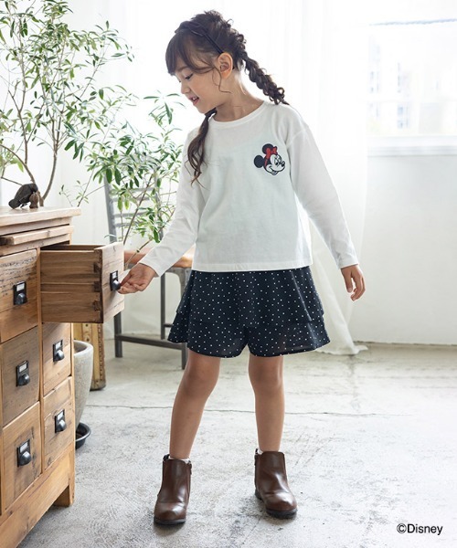 lulpini（ルルピー二）の「[lulpini] Disney Collection コットンロングスリーブTシャツ（Tシャツ/カットソー・キッズ・ホワイト系その他/ピンク/ホワイト系その他2/チャコールグレー・S/M/L）」の10枚目の写真