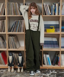 MUHET | 【２WAY仕様】ミリタリーサスペンダー付きパンツ(その他パンツ)