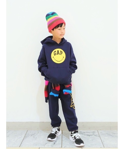 GAP（ギャップ）の「GAPロゴジョガーパンツ (キッズ)（スウェットパンツ・キッズ・レッド/ネイビー/チャコールグレー・L/S/XXL/XL/M/XS）」の12枚目の写真