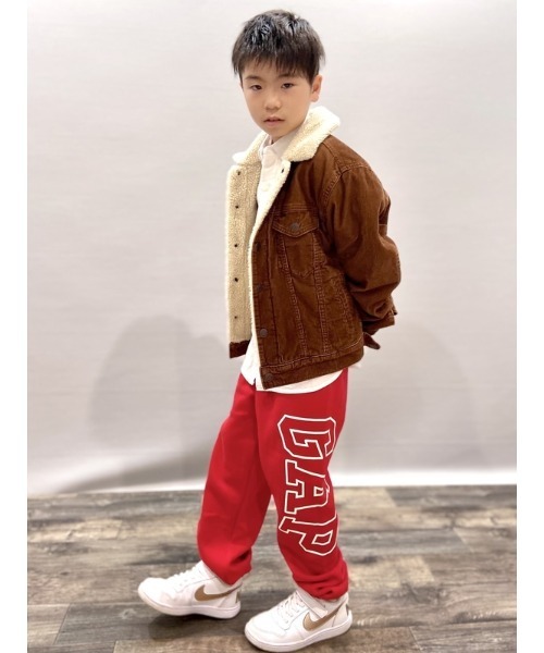 GAP（ギャップ）の「GAPロゴジョガーパンツ (キッズ)（スウェットパンツ・キッズ・レッド/ネイビー/チャコールグレー・L/S/XXL/XL/M/XS）」の16枚目の写真