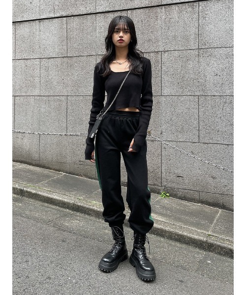 ENVYM(アンビー)の「ボリュームソールレースUP BOOTS(ブーツ・レディース・ホワイト/ブラック・22.5/23.5/24.5)」の14枚目の写真
