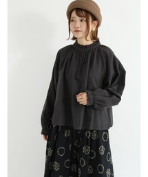 Samansa Mos2 | スタンドフリルブラウス(シャツ/ブラウス)