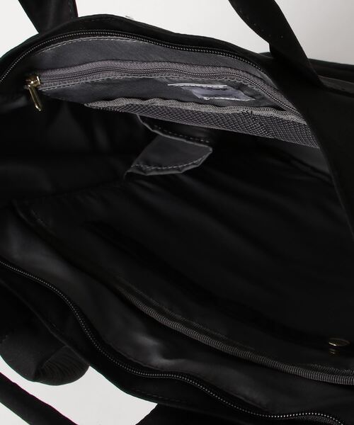 Legato Largo（レガートラルゴ）の「Legato Largo / レガートラルゴ / 撥水コットン調ポリ　トート型リュック / LT-F2053Z（バックパック/リュック・レディース・グレイッシュベージュ/グリーン系その他/ブラウン/ライトグレー/ブラック・ONESIZE）」の13枚目の写真