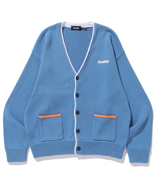 XLARGE(エクストララージ)の「SWITCH COLOR KNIT CARDIGAN(カーディガン/ボレロ・メンズ・ブラック/ライトブルー・S/M/L/XL)」の13枚目の写真
