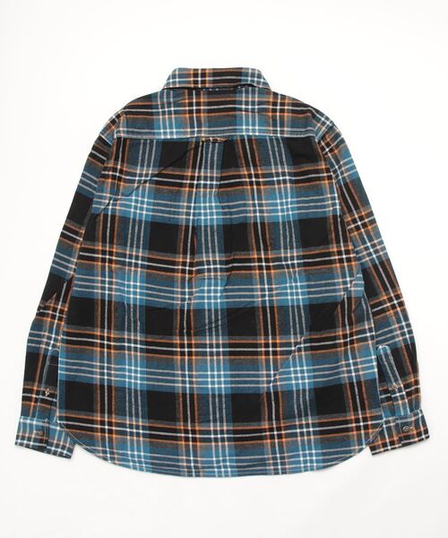 CHUMS（チャムス）の「チャムス CHUMS Nel Shirt（シャツ/ブラウス・メンズ・ブラック×ブルー・M/L）」の2枚目の写真