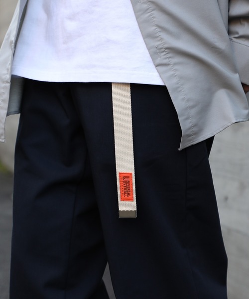 UNIVERSAL OVERALL(ユニバーサルオーバーオール)の「【UNIVERSAL OVERALL】ロゴ入りロングガチャベルト UV0846I(ベルト・メンズ・ブラック/オフホワイト/レッド/グリーン/キャメル/ピンク/ネイビー/ブルー/ライトグレー/イエロー・FREE)」の13枚目の写真