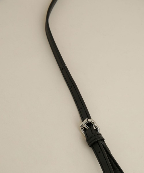 NANO universe（ナノユニバース）の「LB.04/プリーツミニトートバッグ（トートバッグ・レディース・ホワイト/ブラック/ベージュ・FREE）」の9枚目の写真