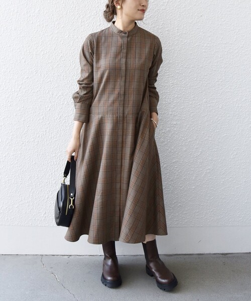 SHIPS any（シップス エニィ）の「SHIPS any: ヘム フレア チェック