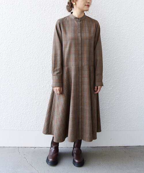 SHIPS any（シップス エニィ）の「SHIPS any: ヘム フレア チェック