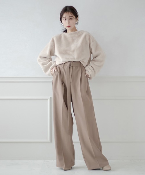 qumerry.（キュメリ）の「ファープルオーバー（その他トップス・レディース・ベージュ/オフホワイト・FREE）」の3枚目の写真