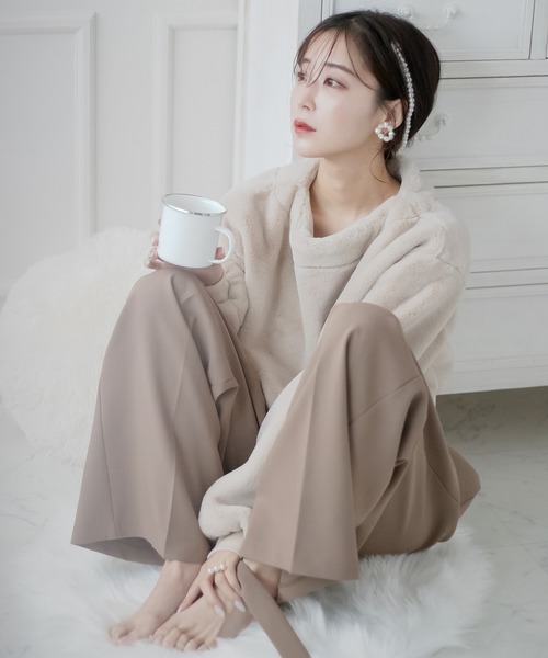 qumerry.（キュメリ）の「ファープルオーバー（その他トップス・レディース・ベージュ/オフホワイト・FREE）」の10枚目の写真