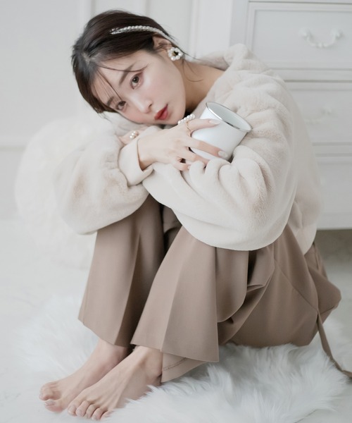 qumerry.（キュメリ）の「ファープルオーバー（その他トップス・レディース・ベージュ/オフホワイト・FREE）」の11枚目の写真