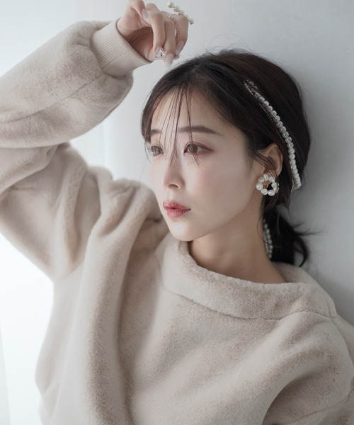 qumerry.（キュメリ）の「ファープルオーバー（その他トップス・レディース・ベージュ/オフホワイト・FREE）」の17枚目の写真