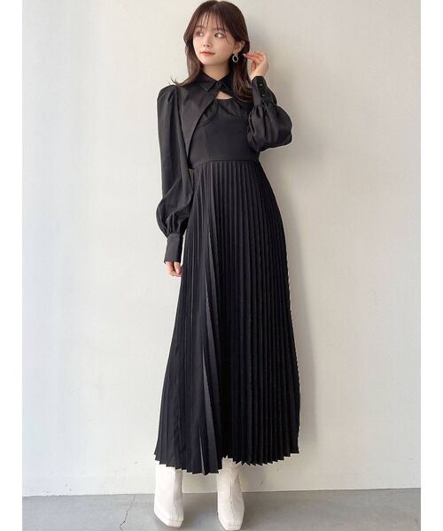 RESEXXY（リゼクシー）の「スクエアトゥショートブーツ（ブーツ・レディース・アイボリー/ブラック・SMALL/MEDIUM/LARGE）」の7枚目の写真