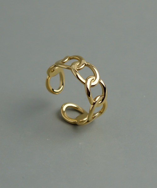 ieLS（イエルズ）の「金属アレルギー対応 「ieLS」ステンレス フリーリング チェーン　IKS1416（リング・レディース・ゴールド/シルバー・フリー）」の5枚目の写真