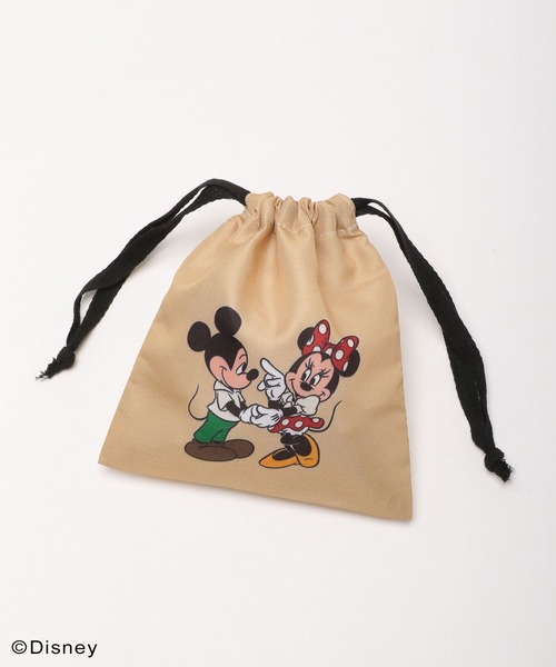 Me%（ミィパーセント）の「【Disney】キンチャクポーチ（ポーチ・レディース・ベージュ/ピンク/イエロー・FREE）」の11枚目の写真