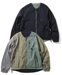gym master（ジムマスター）の「リバーシブルナイロンノーカラージャケット（ノーカラージャケット）」