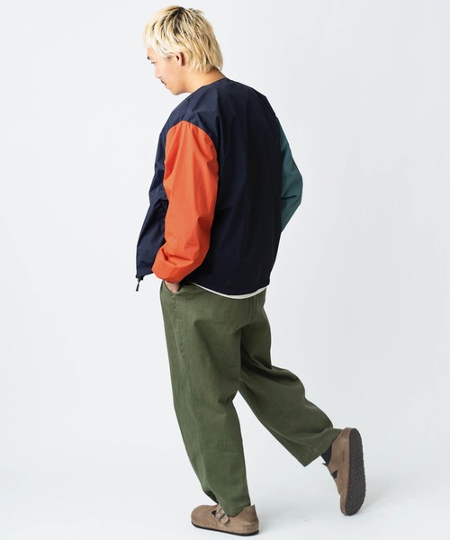 リバーシブルナイロンノーカラージャケット | ジムマスター（gym